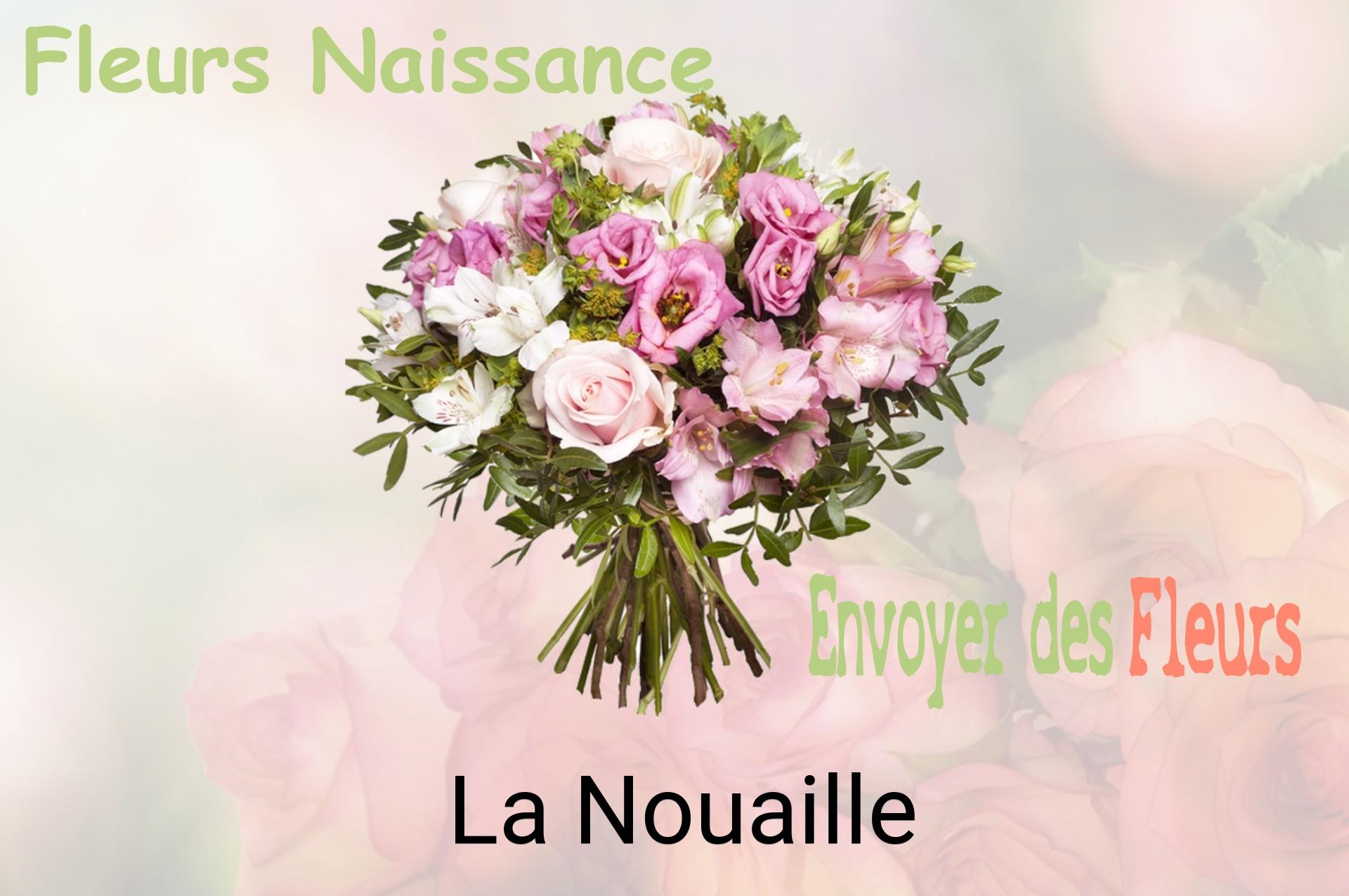 Bouquet de fleurs de naissance livré à La Nouaille